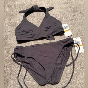 NWT Calvin Klein bikini, size small, grey